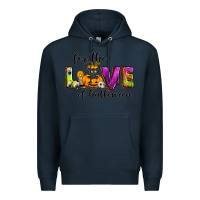 Navy For the love of Halloween Premium Hoodie - NancyCooperArtShop
