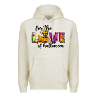 Oatmeal Heather For the love of Halloween Premium Hoodie - NancyCooperArtShop