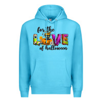 Ocean Blue For the love of Halloween Premium Hoodie - NancyCooperArtShop