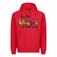 Red For the love of Halloween Premium Hoodie - NancyCooperArtShop