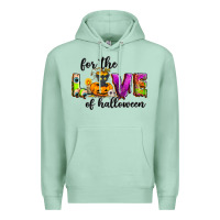 Seafoam For the love of Halloween Premium Hoodie - NancyCooperArtShop