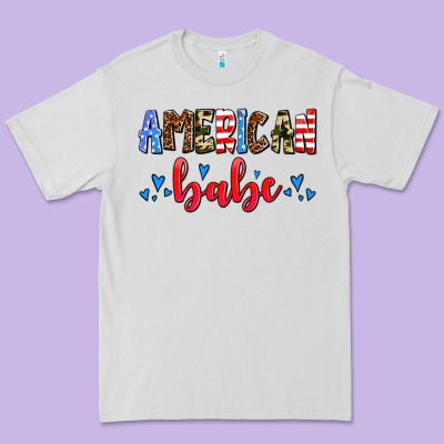 American Babe Premium Tee Designed By Adodesignshop
