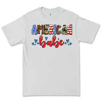Dove Grey American babe Premium Tee - AdoDesignShop