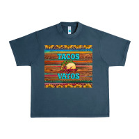 Midnight Navy tacos before vatos Urban Heavy Tee - BarkalooDesign