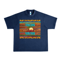 Navy tacos before vatos Urban Heavy Tee - BarkalooDesign
