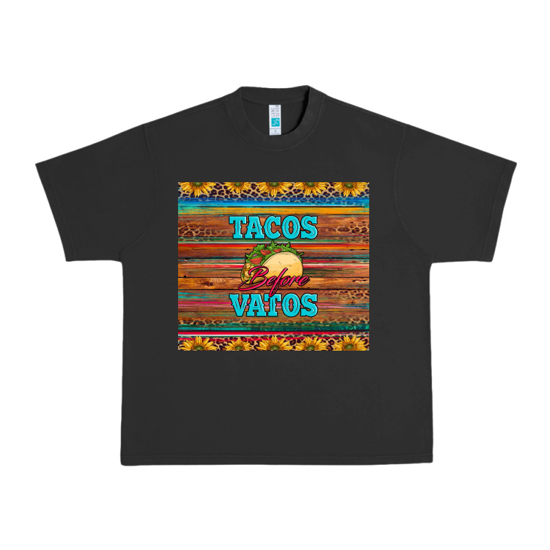 Tacos Before Vatos Urban Heavy Tee by BarkalooDesign | Teevron
