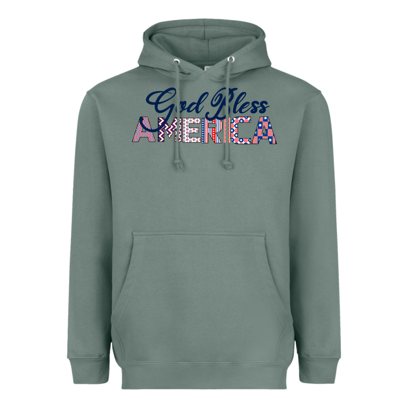 God Bless America Heavyweight Hoodie by Bettercallsaul | Teevron