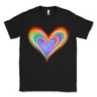 Black Watercolor Pride Heart Classic Tee - Jasminsmagicworld