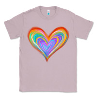 Lilac Watercolor Pride Heart Classic Tee - Jasminsmagicworld