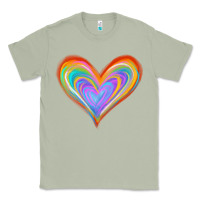 Matcha Watercolor Pride Heart Classic Tee - Jasminsmagicworld
