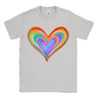 Moon Dust Watercolor Pride Heart Classic Tee - Jasminsmagicworld