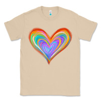 Mushroom Watercolor Pride Heart Classic Tee - Jasminsmagicworld
