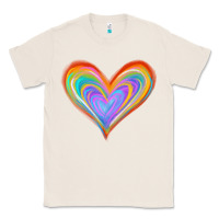 Natural Watercolor Pride Heart Classic Tee - Jasminsmagicworld