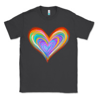 Smoke Watercolor Pride Heart Classic Tee - Jasminsmagicworld