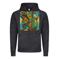 Vintage Arctic horseshoe and cactus Vintage Hoodie - BundleAndBundleShop
