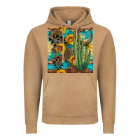 Vintage Camel horseshoe and cactus Vintage Hoodie - BundleAndBundleShop