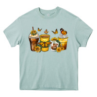 Arona butterfly coffee cups Heavy Core Tee - Zillion Design Studio