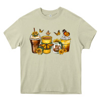 Mossy butterfly coffee cups Heavy Core Tee - Zillion Design Studio