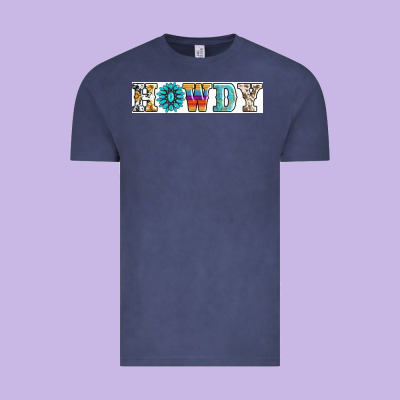 Howdy Vintage Tee Designed By Adodesignshop