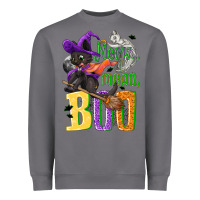 Storm Meow i mean, boo Halloween Heavyweight Sweatshirt - NancyCooperArtShop