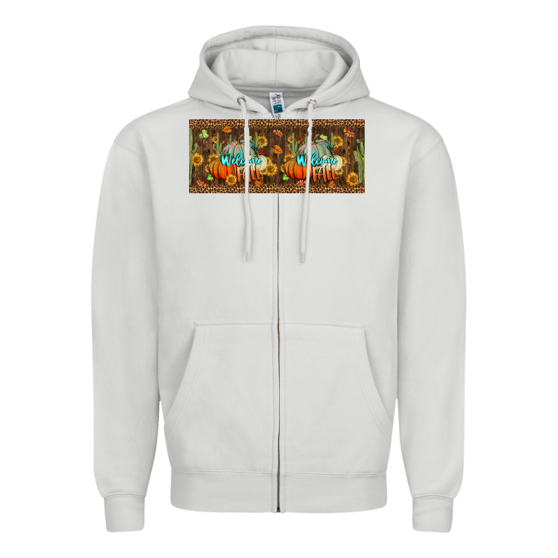 Welcome Fall 15 Oz Mug Zipper Hoodie by BundleAndBundleShop | Teevron