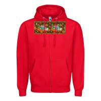 Red welcome fall 15 oz mug Zipper Hoodie - BundleAndBundleShop