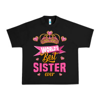 Black world's best sister ever Urban Heavy Tee - Jasminsmagicworld