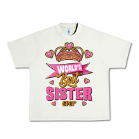 Pistachio world's best sister ever Urban Heavy Tee - Jasminsmagicworld