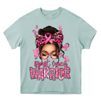 Arona brest cancer warrior afro messy bun Heavy Core Tee - texasbilliewilder