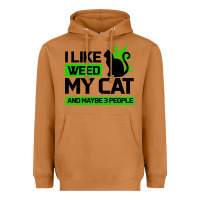 Meerkat Cat Weed I Like My Cat Gift Heavyweight Hoodie - Bettercallsaul