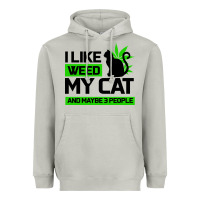Moon Dust Cat Weed I Like My Cat Gift Heavyweight Hoodie - Bettercallsaul