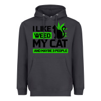 Smoke Cat Weed I Like My Cat Gift Heavyweight Hoodie - Bettercallsaul