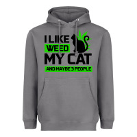 Storm Cat Weed I Like My Cat Gift Heavyweight Hoodie - Bettercallsaul