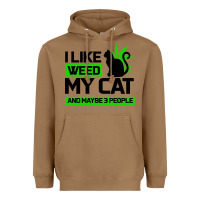 Toasted Coconut Cat Weed I Like My Cat Gift Heavyweight Hoodie - Bettercallsaul