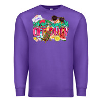 Purple School counselor off duty Premium Sweatshirt - NancyCooperArtShop