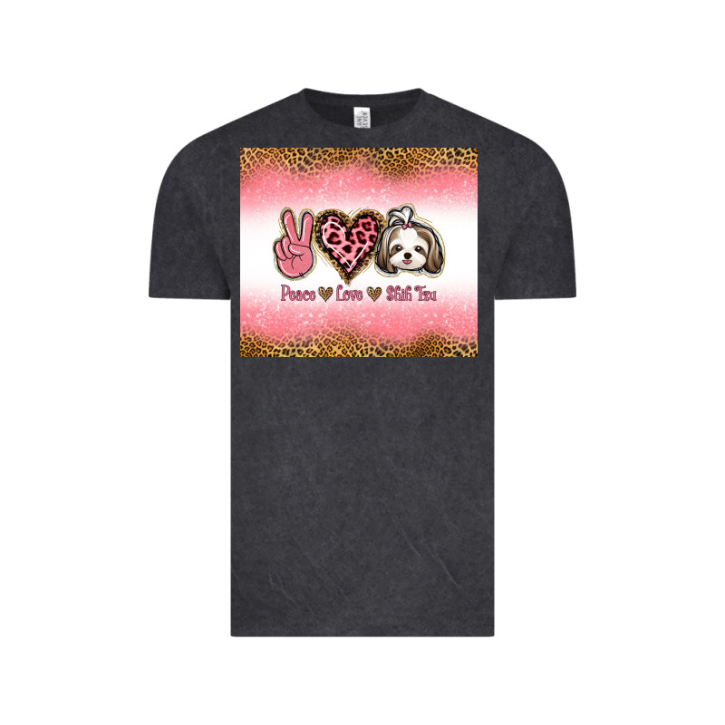 Peace Love Shih Tzu Vintage Tee by Jasminsmagicworld | Teevron