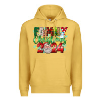 Antique Gold family christmas 2024 Premium Hoodie - texasbilliewilder