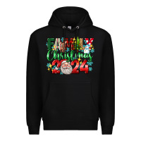 Black family christmas 2024 Premium Hoodie - texasbilliewilder