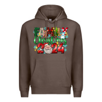 Coffee family christmas 2024 Premium Hoodie - texasbilliewilder