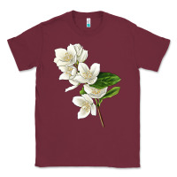 Burgundy Mock Oranges Illustrations Classic Tee - LillyAllenDesigns