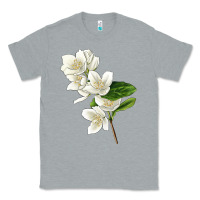 Heather Grey Mock Oranges Illustrations Classic Tee - LillyAllenDesigns