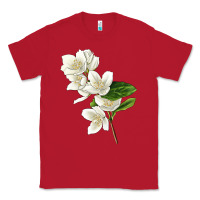 Red Mock Oranges Illustrations Classic Tee - LillyAllenDesigns