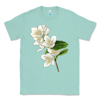 Seafoam Mock Oranges Illustrations Classic Tee - LillyAllenDesigns
