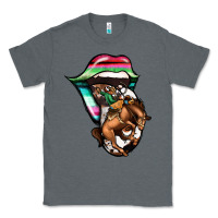 Charcoal Heather Serape Cowboy Tongue Classic Tee - Jasminsmagicworld