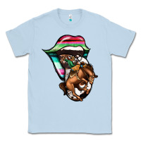 Dusty Blue Serape Cowboy Tongue Classic Tee - Jasminsmagicworld