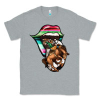 Heather Grey Serape Cowboy Tongue Classic Tee - Jasminsmagicworld
