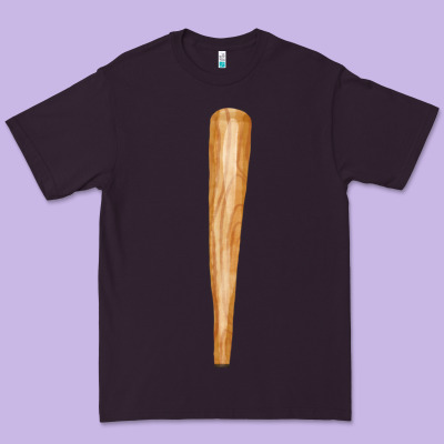 Wooden Baseball Premium Tee Designed By Fadigitalartstudio