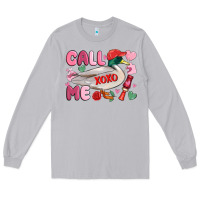 Moon Dust call me valentine mallard duck Long Sleeve Tee - MaliasSmallBusiness