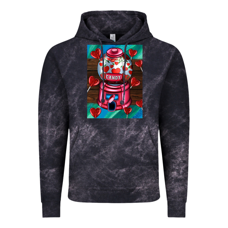 Candy Machine  With Heart Candies  Air Vintage Hoodie by AdoDesignShop | Teevron