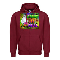 Burgundy creep it real Zipper Hoodie - BundleAndBundleShop